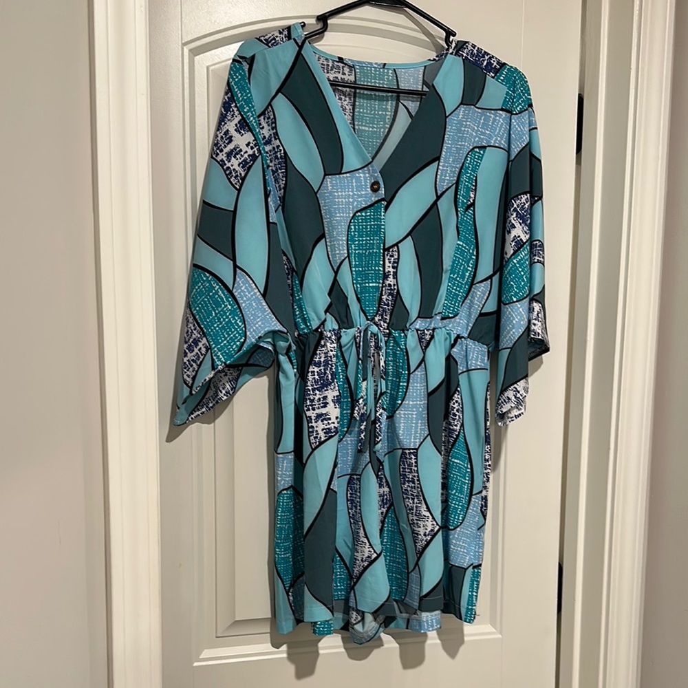 Geometric Patterned Romper